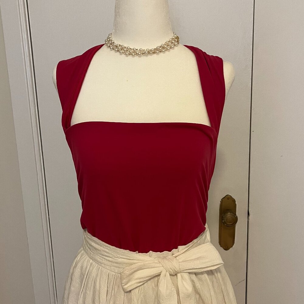 Dynamite Raspberry Square Neck Sleeveless Top – NWT